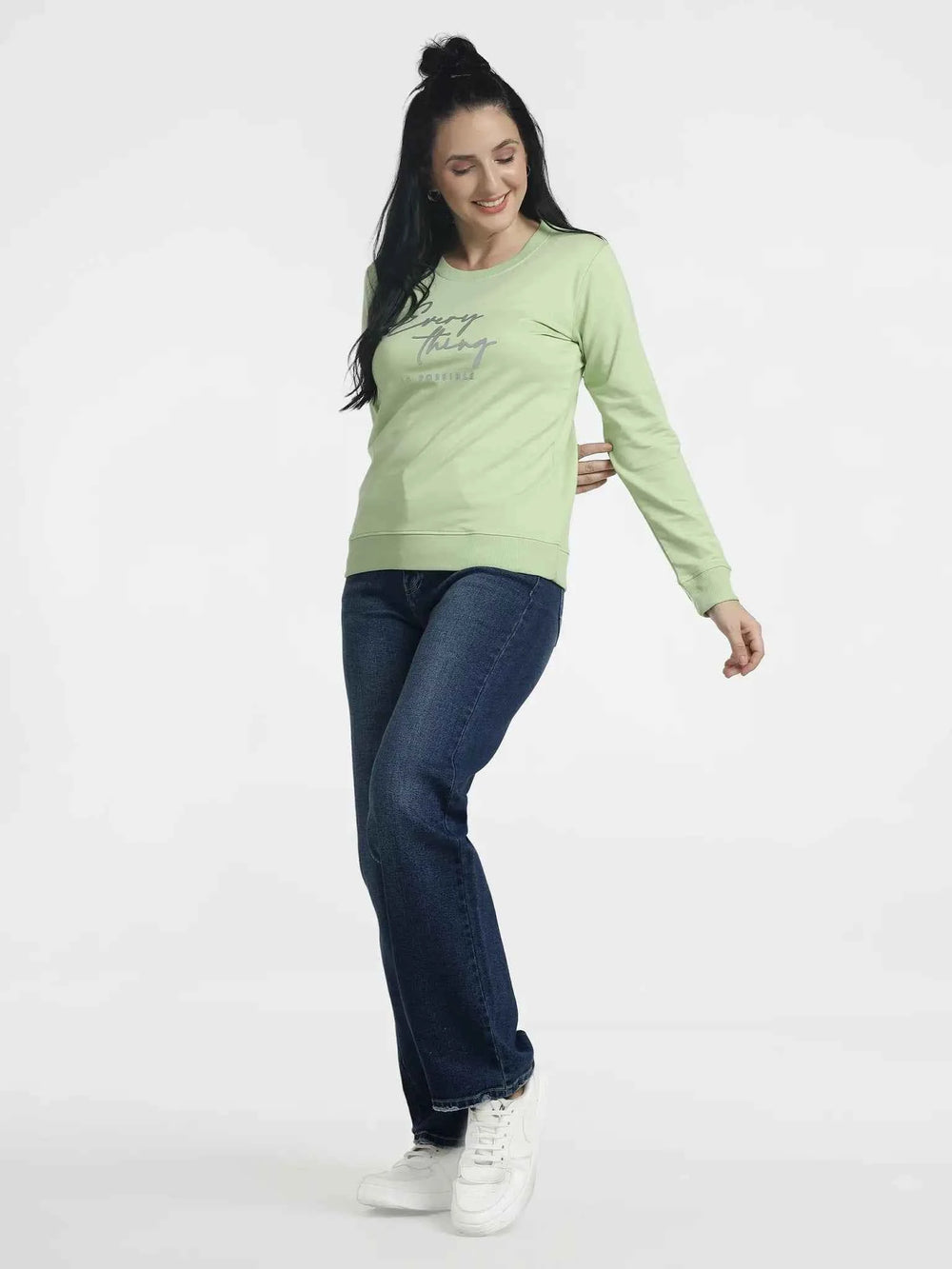 Women’s chest print Sweatshirt