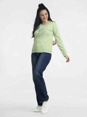 Women’s chest print Sweatshirt