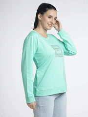 Womens Printed Sweatshirt with Magically Amazing Design - ASTRON