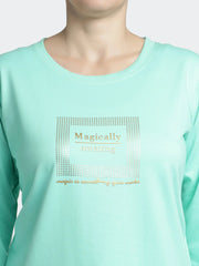 Womens Printed Sweatshirt with Magically Amazing Design - ASTRON