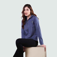 Astron Red Zip-Through Hoodie for Women - Full Sleeve Stylish Wear - ASTRON