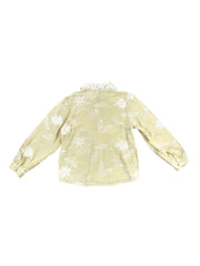 Astron- Elegant Lace Collar Comfort Fit Shirt For Women