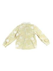 Astron- Elegant Lace Collar Comfort Fit Shirt For Women