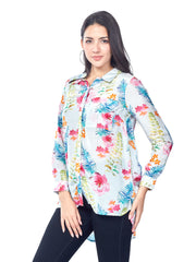 Astron – High-Low Women’s Shirt – Elegant Style & Comfort