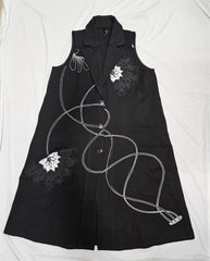 Women’s Sleeveless Embroidered Dress - ASTRON
