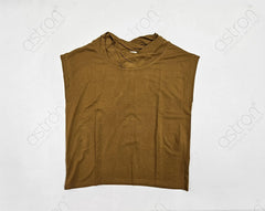 Women’s Draped Cowl Neck Casual Top - ASTRON