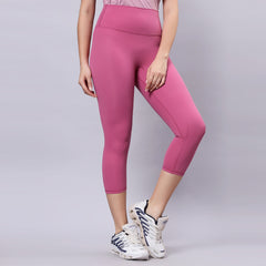 High-Waisted Four Way Highly Stretchable Cropped Leggings.