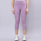 High-Waisted Four Way Highly Stretchable Cropped Leggings.
