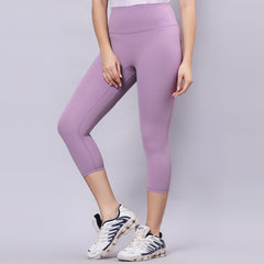 High-Waisted Four Way Highly Stretchable Cropped Leggings.