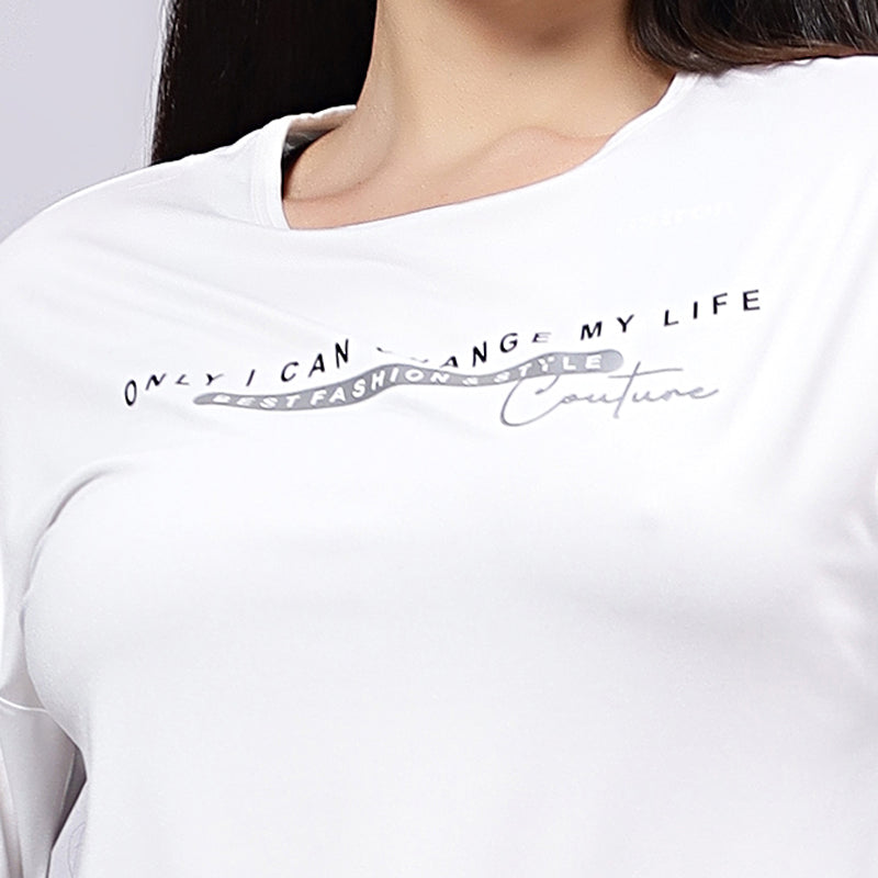 Full Sleeves Active wear T-Shirt.