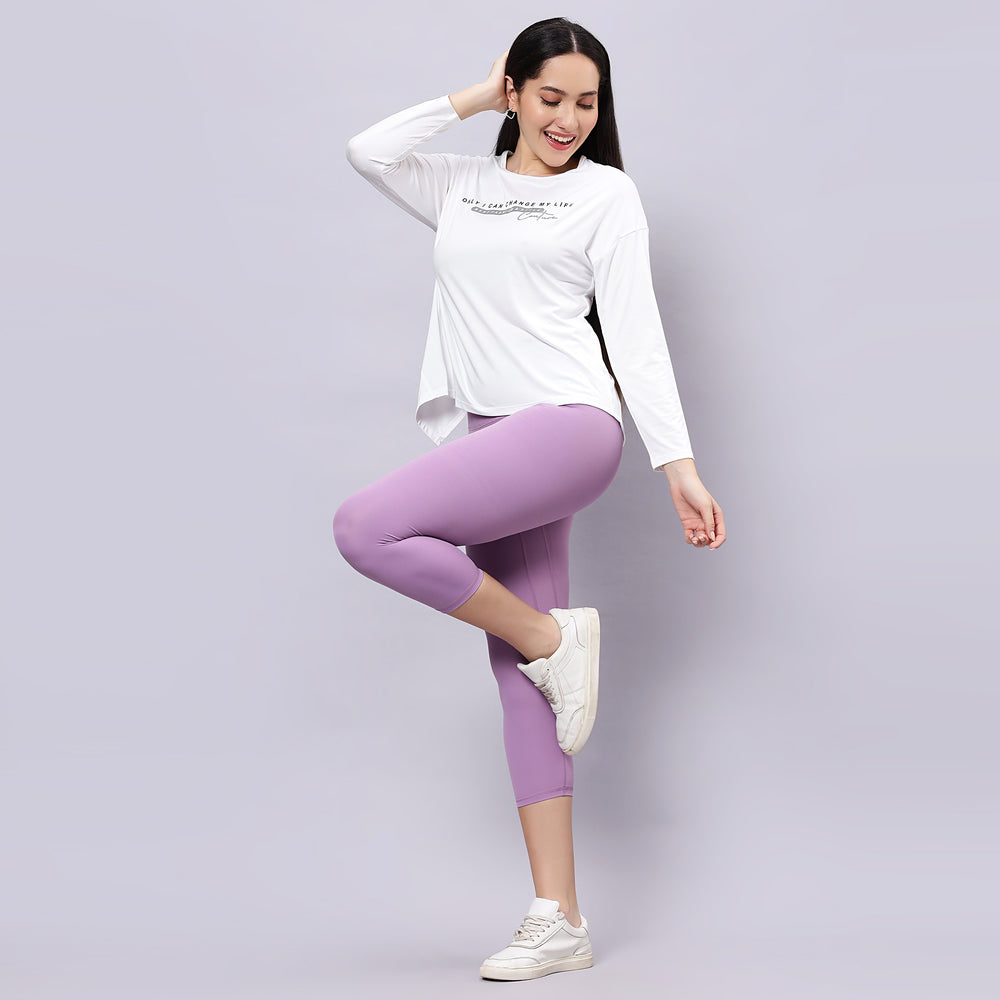 Full Sleeves Active wear T-Shirt.