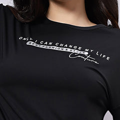 Full Sleeves Active wear T-Shirt.