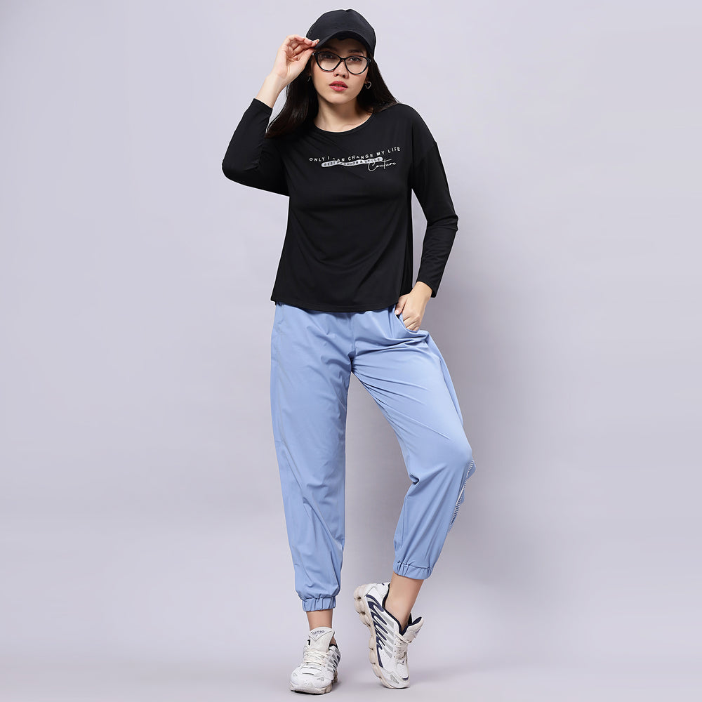 Full Sleeves Active wear T-Shirt.