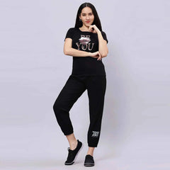 Half Sleeve Round neck Sequence Applied T-shirt