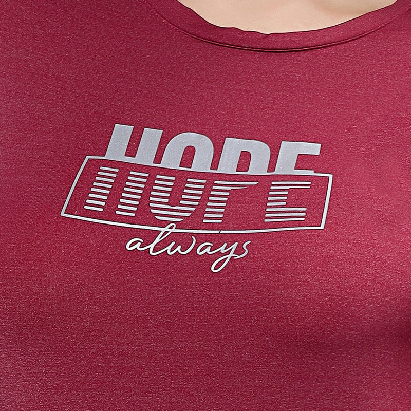 Active Wear Apple Bottom Cut T-Shirt.