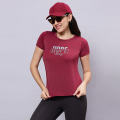 Active Wear Apple Bottom Cut T-Shirt.