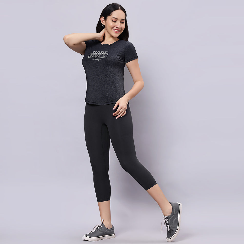 Active Wear Apple Bottom Cut T-Shirt.