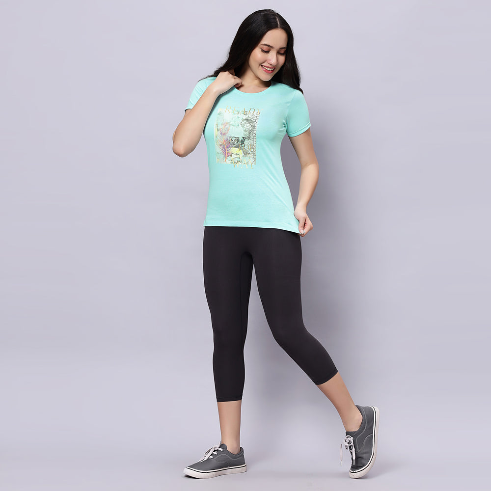 Half Sleeve Relaxed Fit T-Shirt.