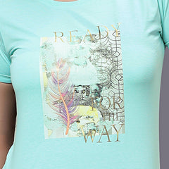 Half Sleeve Relaxed Fit T-Shirt.