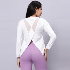 Full Sleeves Active wear T-Shirt.