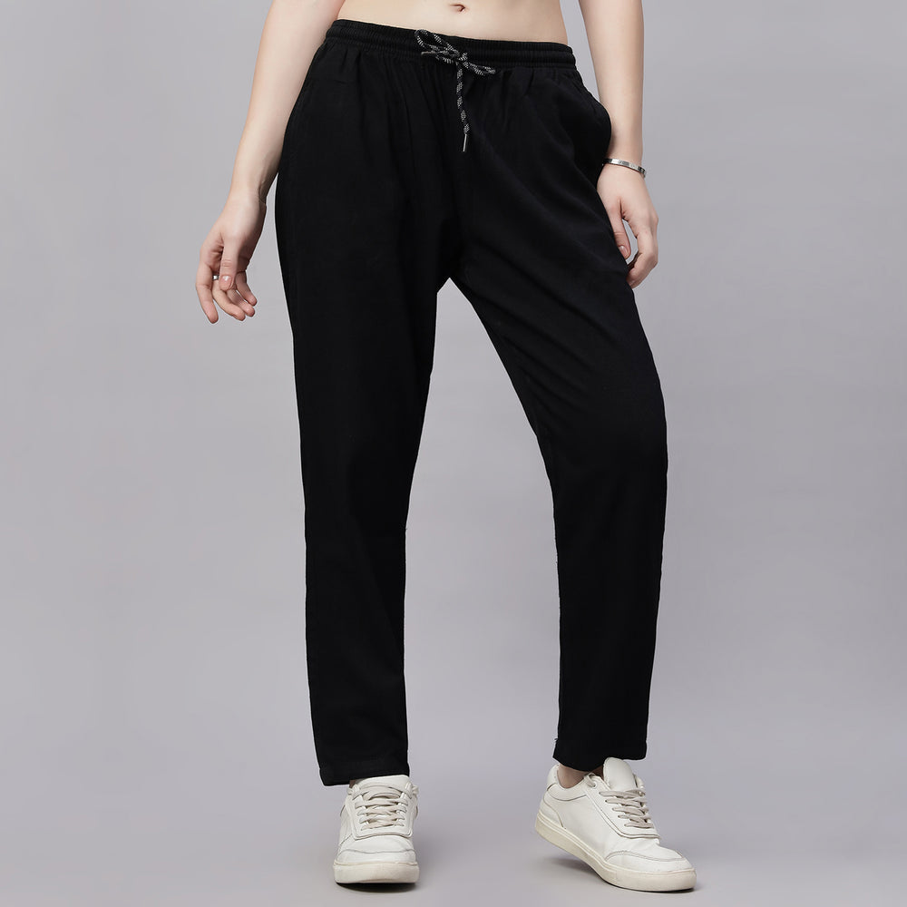 Tencel Baggy Fit Mid Waist Denim Jeans Pant.