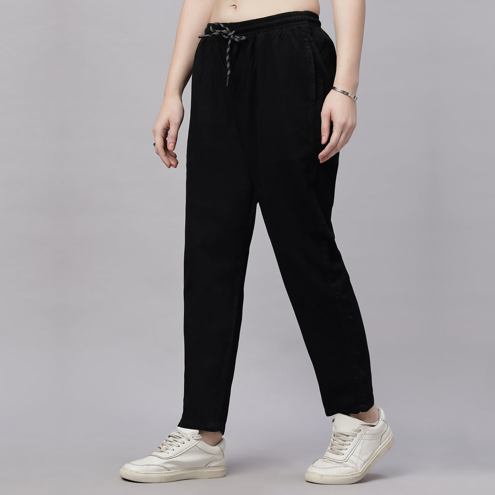 Tencel Baggy Fit Mid Waist Denim Jeans Pant.