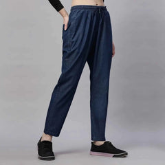 Astron – Lightweight Silky Baggy Fit Mid-Waist Jeans
