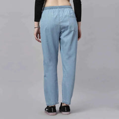 Astron – Lightweight Silky Baggy Fit Mid-Waist Jeans