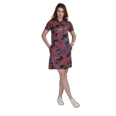 Women's Camouflage Hoodie Dress for Ultimate Style and Comfort - ASTRON