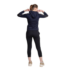 Typography printed Ladies Long Sleeve Hoodie.