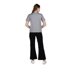 Astron Boat Neck Cotton T-Shirt for Women – Printed Half Sleeves Style - ASTRON