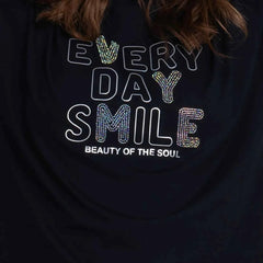 Astron – Boat Neck Printed Cotton T-Shirt for Women