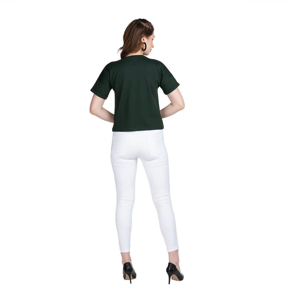 Astron Women's Cotton T-Shirt with Magyar Sleeves - ASTRON