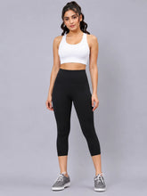 Astron High-Waisted Stretch Gym Leggings - 4-Way Stretch Cropped Sports Leggings for Women