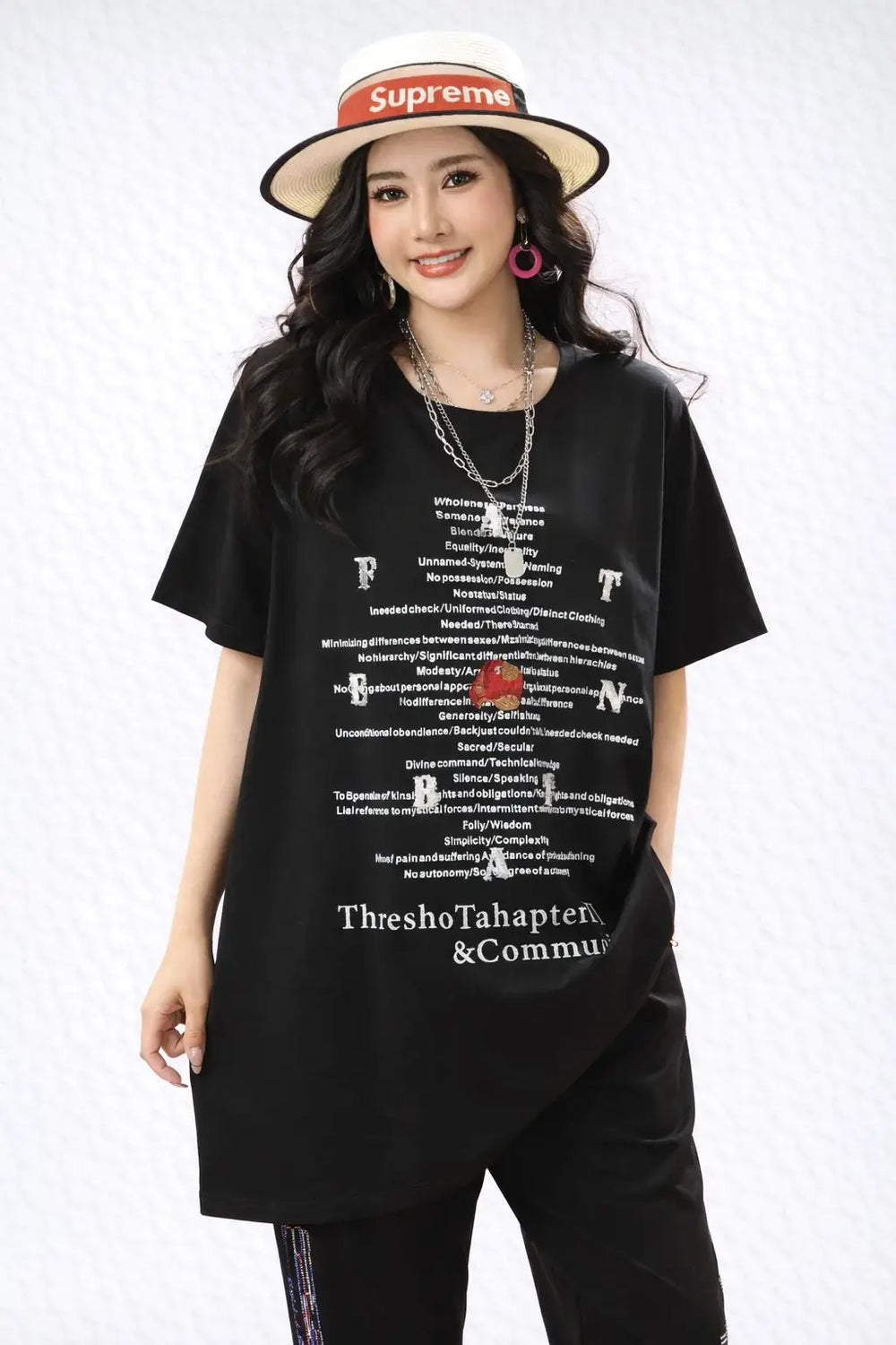 Women’s Oversized Tunic T-Shirt - ASTRON