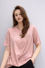 Women’s Casual Embroidered Top - ASTRON