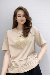 Women’s Embellished Casual Top - ASTRON