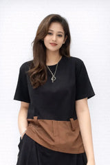Women’s Color block Casual T-Shirt - ASTRON