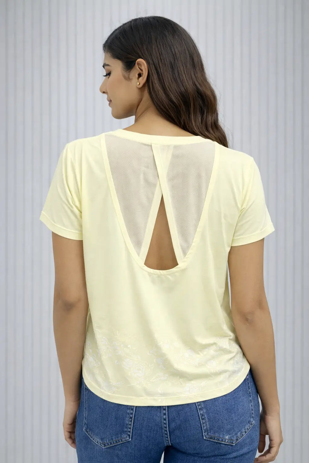 Women’s Light Yellow “BKLYN” Graphic T-Shirt - ASTRON