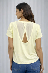 Women’s Light Yellow “BKLYN” Graphic T-Shirt - ASTRON