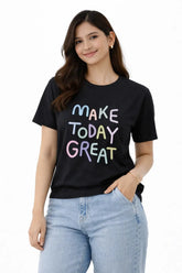 Women's Graphic T-Shirt - Make Today Great - ASTRON