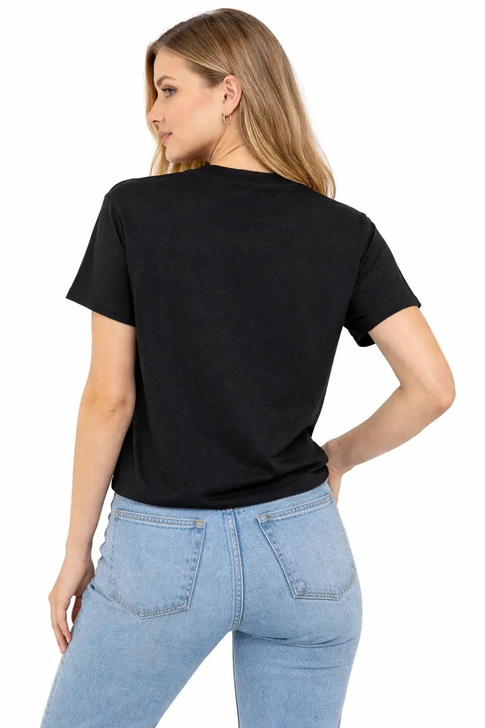 Women’s Oversized Poncho Crop T-Shirt with Graphic Print - ASTRON
