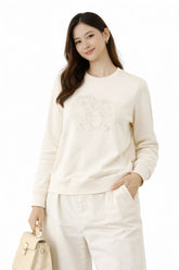 Women’s Embroidered Elephant Sweatshirt
