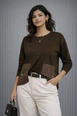 Women’s Casual Long Sleeve Top - ASTRON