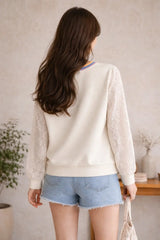 Women’s Lace Sweatshirt - ASTRON