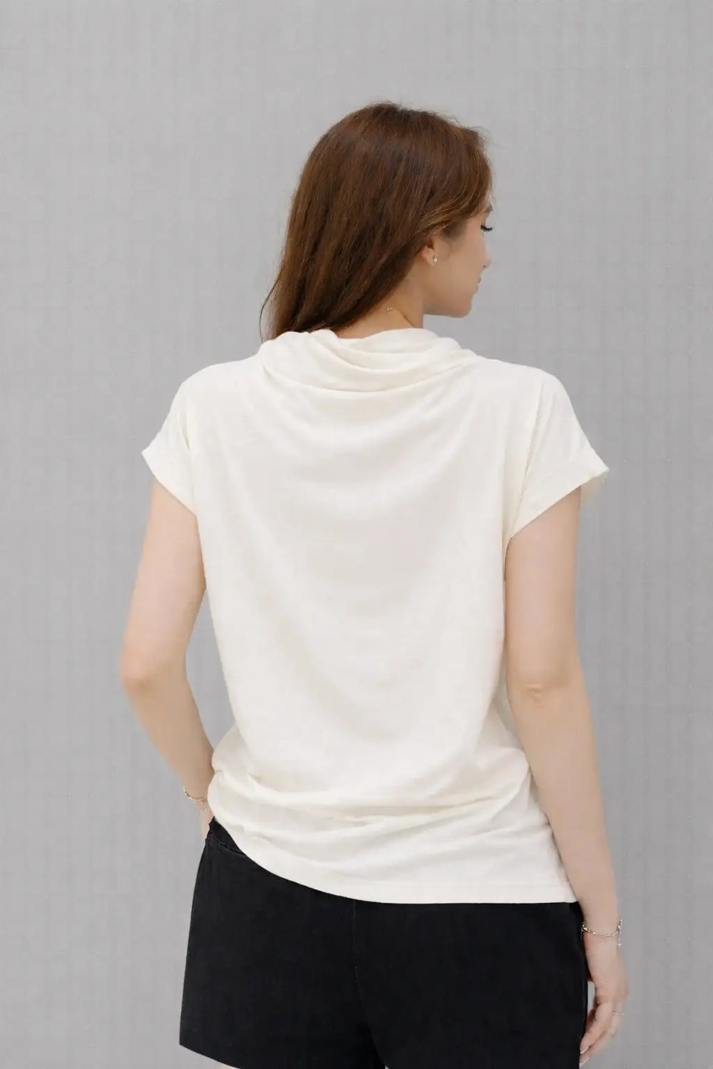 Women’s Cowl-Neck Casual Top - ASTRON