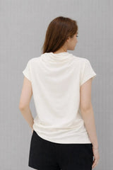 Women’s Cowl-Neck Casual Top - ASTRON