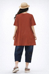 Women’s Printed Casual T-Shirt - ASTRON