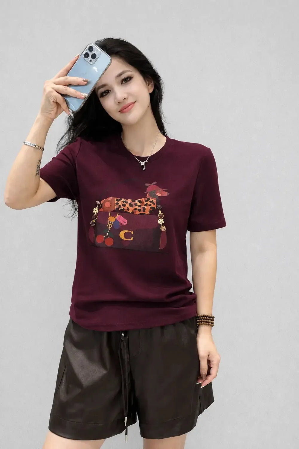 Women’s Graphic Printed Casual T-Shirt.