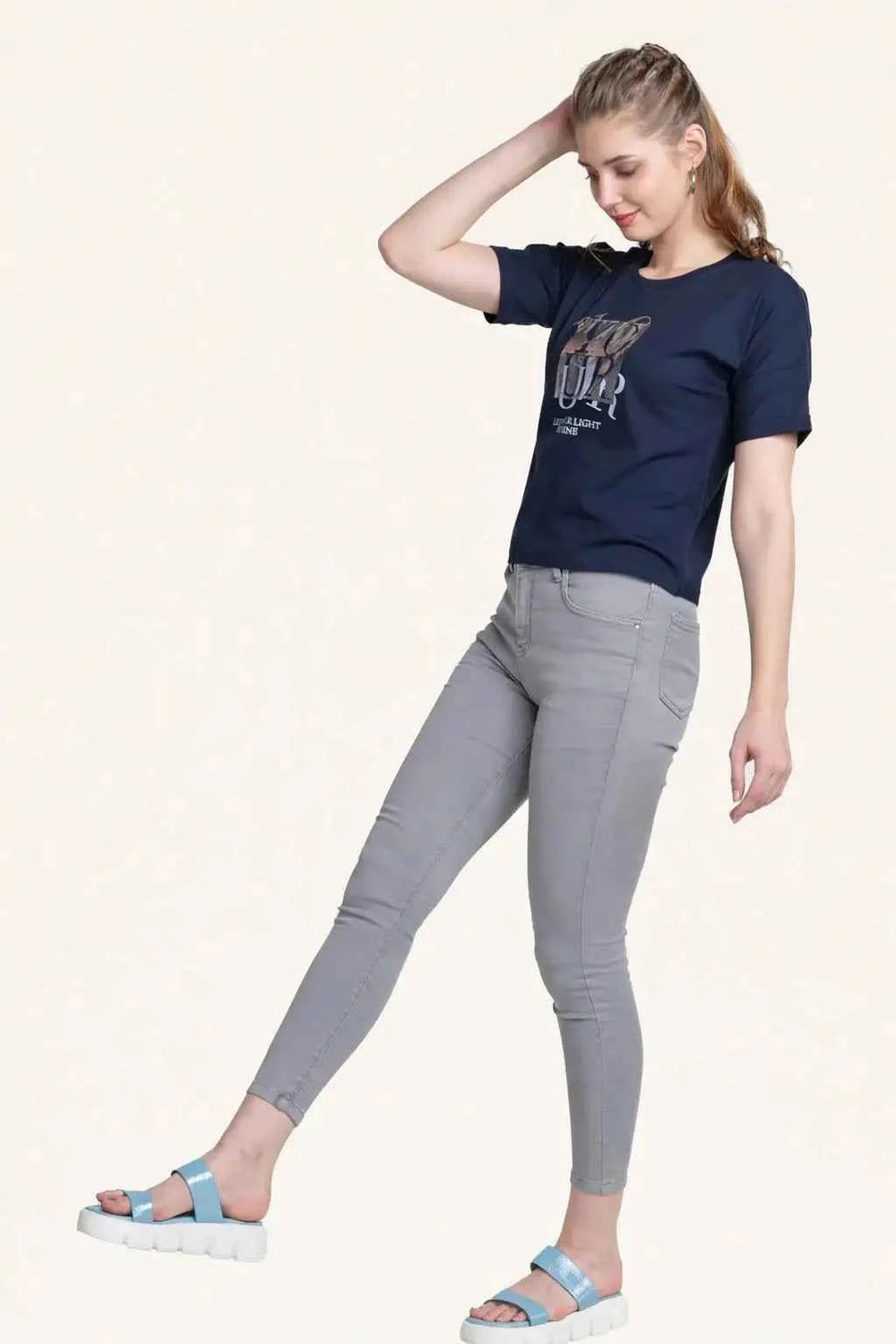 Astron – Women’s Magyar Sleeve Cotton T-Shirt